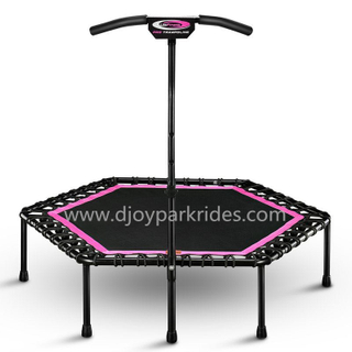 DJ-RP05 Exercise round jumping bed with handrail