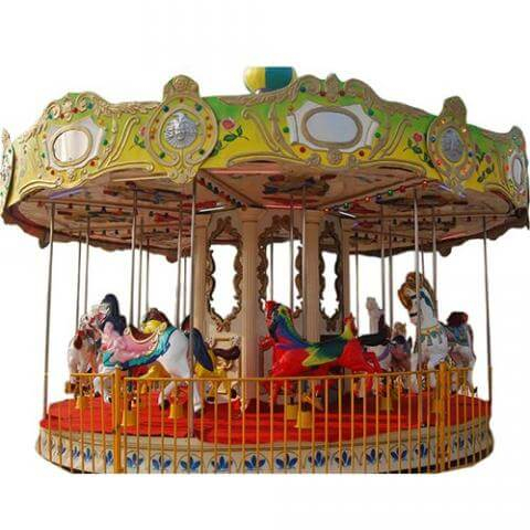 DJCR02 Outdoor Carousel 16 Seats