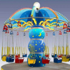 DJKR12 16 Seats Blue Sky Flying Chair