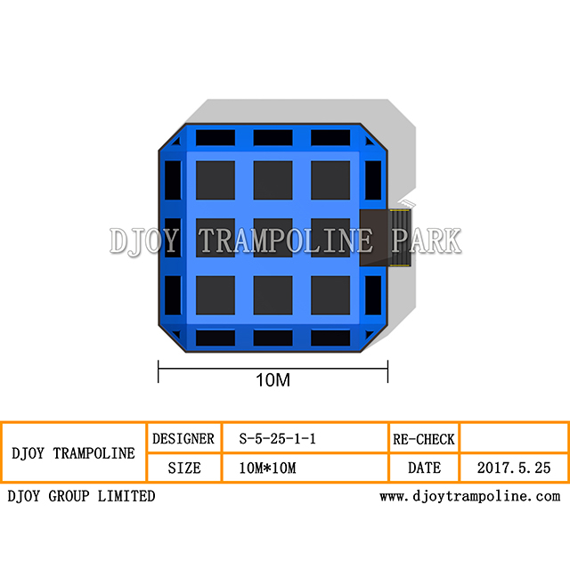 DJ-TP21 High Jump Trampoline