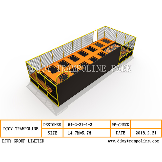 DJ-TP22 Flight Trampoline Park