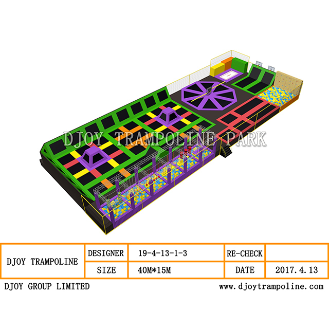 DJ-TP30 Big Square Trampoline