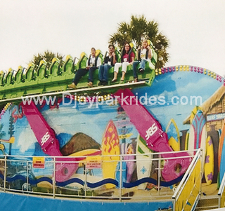 DJTR61 Crazy Wave rides with trailer