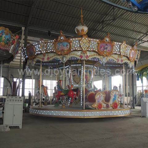 DJCR12 16seats outdoor carousel
