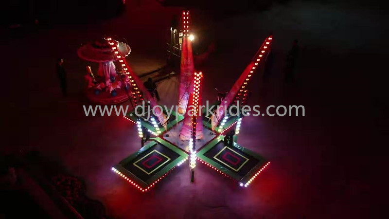 DJBTR40 Colorful 4 persons bungee with night lights