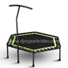 DJ-RP05 Exercise round jumping bed with handrail