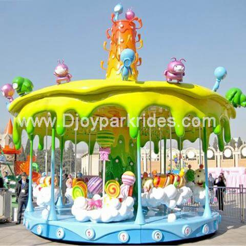 DJCR08 21 seats Candy house carousel 