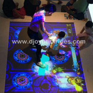 DJIP01 Trampoline new game interactive projection